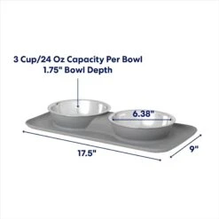 Frisco Heavy Duty Non-Skid Silicone Diner -Blue Buffalo || ROYAL CANIN || Wellness Sales 215979 PT1. AC SS1800 V1692728307