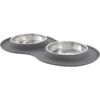 Frisco Double Stainless Steel Pet Bowl With Silicone Mat 1 Frisco Double Stainless Steel Pet Bowl With Silicone Mat -Blue Buffalo || ROYAL CANIN || Wellness Sales 215986 MAIN. AC SS1800 V1591020063