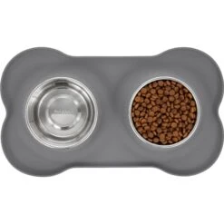 Frisco Silicone Stainless Steel Double Diner Dog & Cat Bowl 13 Frisco Silicone Stainless Steel Double Diner Dog & Cat Bowl -Blue Buffalo || ROYAL CANIN || Wellness Sales 215990 PT4. AC SS1800 V1591020097
