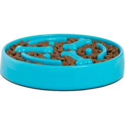 Frisco Bone Shaped Ridges Slow Feed Bowl -Blue Buffalo || ROYAL CANIN || Wellness Sales 216041 PT3. AC SS1800 V1591020674