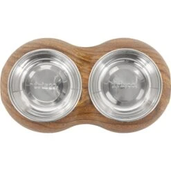 Frisco Double Stainless Steel Bowl, Wood Design 12 Frisco Double Stainless Steel Bowl, Wood Design -Blue Buffalo || ROYAL CANIN || Wellness Sales 216068 PT3. AC SS1800 V1591021035