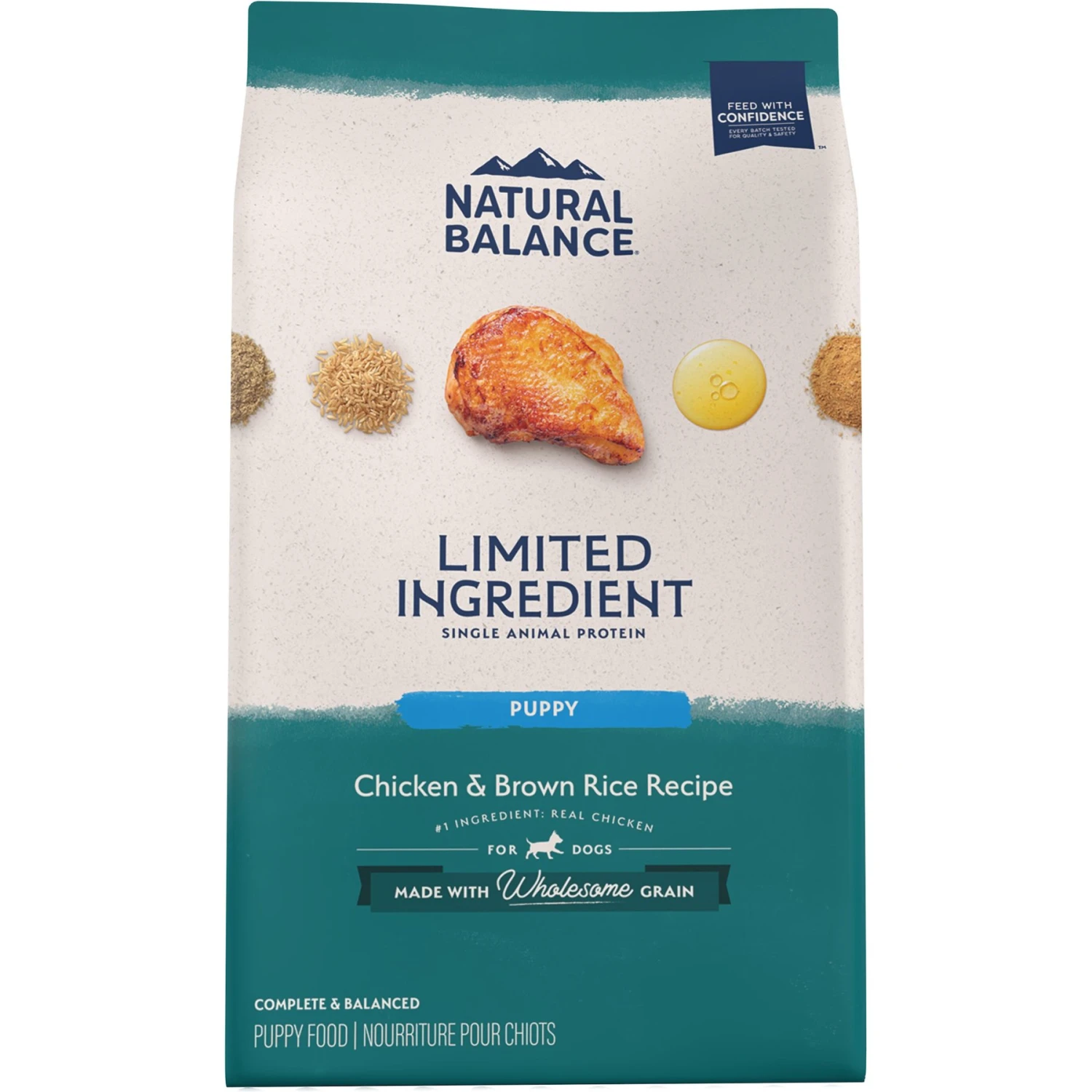 Natural Balance Limited Ingredient Chicken & Brown Rice Puppy Recipe Dry Dog Food 3 Natural Balance Limited Ingredient Chicken & Brown Rice Puppy Recipe Dry Dog Food
