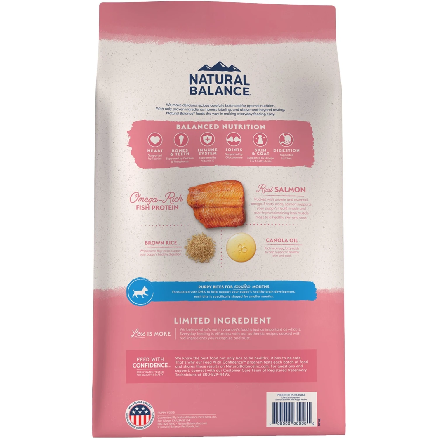 Natural Balance Limited Ingredient Salmon & Brown Rice Puppy Recipe Dry Dog Food 4 Natural Balance Limited Ingredient Salmon & Brown Rice Puppy Recipe Dry Dog Food - Image 2