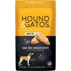Hound & Gatos Grain-Free Cage Free Chicken Recipe Dry Dog Food