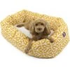 Majestic Pet Aruba Sherpa Bagel Bolster Cat & Dog Bed -Blue Buffalo || ROYAL CANIN || Wellness Sales 219965 main. AC SS1800 V1585756023