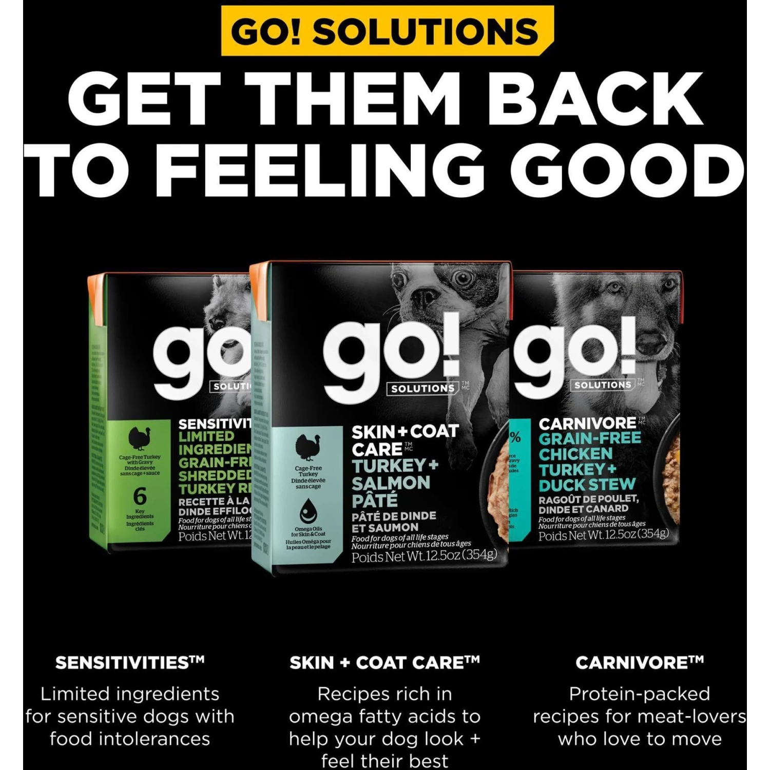 Go! Solutions Skin + Coat Care Turkey & Salmon Pate Dog Food 6 Go! Solutions Skin + Coat Care Turkey & Salmon Pate Dog Food - Image 4