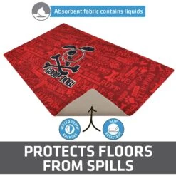 Drymate Red Good Dog Cross Bones Dog Bowl Place Mat -Blue Buffalo || ROYAL CANIN || Wellness Sales 222047 PT3. AC SS1800 V1651156017