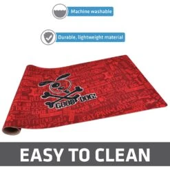 Drymate Red Good Dog Cross Bones Dog Bowl Place Mat -Blue Buffalo || ROYAL CANIN || Wellness Sales 222047 PT4. AC SS1800 V1651242082