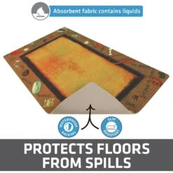 Drymate Bow Wow Border Dog Bowl Place Mat -Blue Buffalo || ROYAL CANIN || Wellness Sales 222049 PT3. AC SS1800 V1651239396