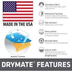 Drymate Bow Wow Border Dog Bowl Place Mat -Blue Buffalo || ROYAL CANIN || Wellness Sales 222049 PT6. AC SS1800 V1657656279