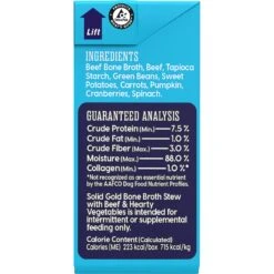 Solid Gold Beef Bone Grain-Free Wtih Turmeric Dog Food Toppings -Blue Buffalo || ROYAL CANIN || Wellness Sales 222451 PT2. AC SS1800 V1582737186