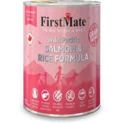 Firstmate Wild Pacific Salmon & Rice Formula Canned Dog Food, 12.2-oz Can, Case Of 12