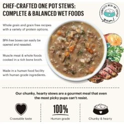 The Honest Kitchen One Pot Stews Roasted Beef Stew Wet Dog Food 16 The Honest Kitchen One Pot Stews Roasted Beef Stew Wet Dog Food -Blue Buffalo || ROYAL CANIN || Wellness Sales 222793 PT5. AC SS1800 V1659908971
