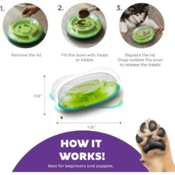 Nina Ottosson By Outward Hound Wobble Plastic Slow Feeder Dog Bowl -Blue Buffalo || ROYAL CANIN || Wellness Sales 226747 PT2. AC SS1800 V1694286653