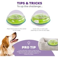 Nina Ottosson By Outward Hound Wobble Plastic Slow Feeder Dog Bowl -Blue Buffalo || ROYAL CANIN || Wellness Sales 226747 PT4. AC SS1800 V1694440055