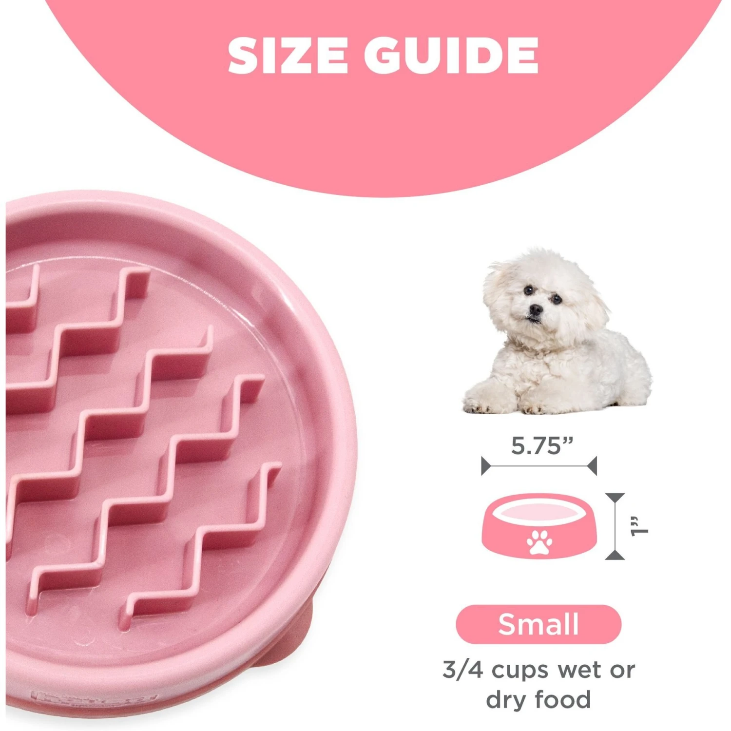 Outward Hound Non-Skid Plastic Slow Feeder Wave Dog Bowl 7 Outward Hound Non-Skid Plastic Slow Feeder Wave Dog Bowl - Image 5