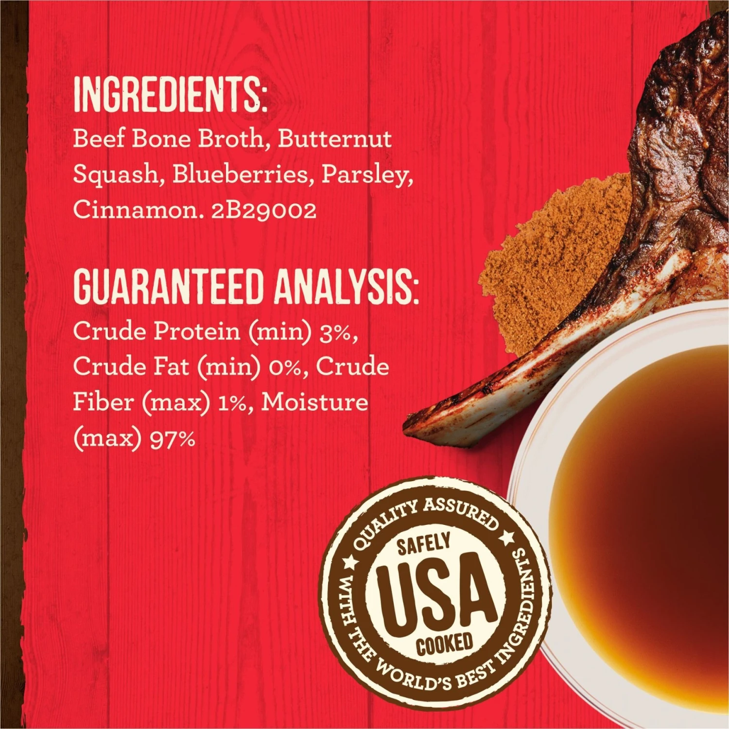 Merrick Beef Bone Broth Grain-Free Wet Dog Food Topper 7 Merrick Beef Bone Broth Grain-Free Wet Dog Food Topper - Image 5