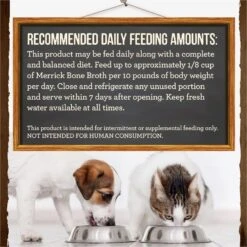 Merrick Beef Bone Broth Grain-Free Wet Dog Food Topper 19 Merrick Beef Bone Broth Grain-Free Wet Dog Food Topper -Blue Buffalo || ROYAL CANIN || Wellness Sales 227232 PT8. AC SS1800 V1686072087