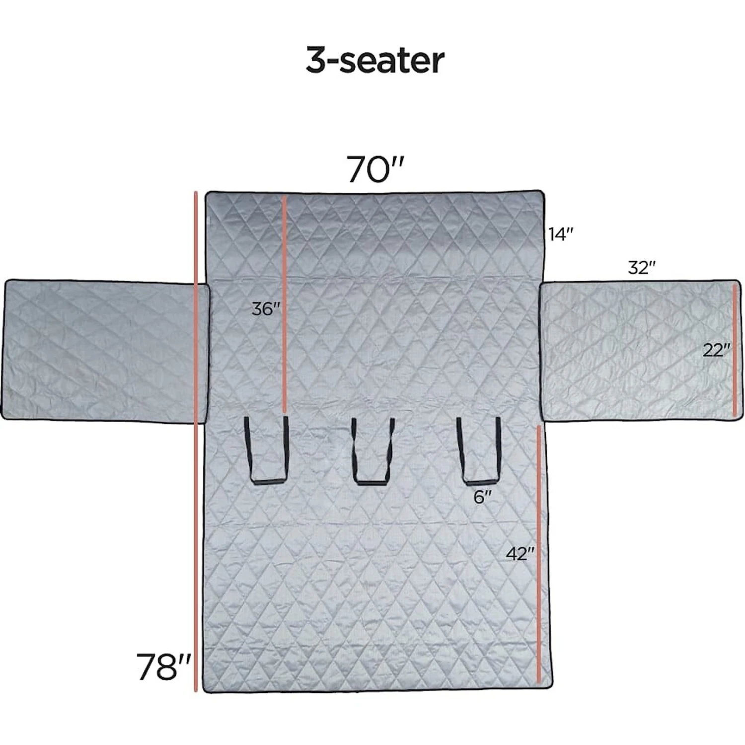 Molly Mutt Daysleeper Dog & Cat Couch Cover, Tan 4 Molly Mutt Daysleeper Dog & Cat Couch Cover, Tan - Image 2