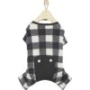Wagatude Black Buffalo Plaid Dog Pajama -Blue Buffalo || ROYAL CANIN || Wellness Sales 228071 MAIN. AC SS1800 V1637675582