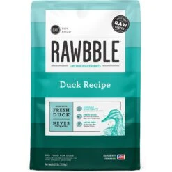 BIXBI RAWBBLE Fresh Duck Recipe Limited Ingredient Grain-Free Dry Dog Food