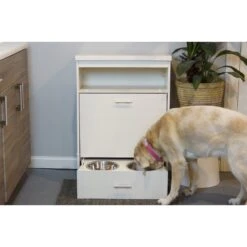 New Age Pet Dog Food Pantry W/ Double Bowl 11 New Age Pet Dog Food Pantry W/ Double Bowl -Blue Buffalo || ROYAL CANIN || Wellness Sales 229987 PT2. AC SS1800 V1586882978