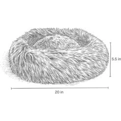 Mau Lifestyle Fluffi Donut Dog & Cat Bed -Blue Buffalo || ROYAL CANIN || Wellness Sales 230606 PT7. AC SS1800 V1603417903