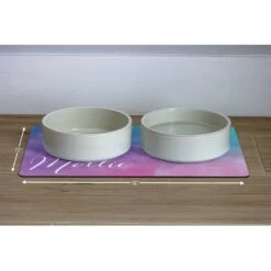 904 Custom Abstract Watercolor Personalized Dog & Cat Placemat -Blue Buffalo || ROYAL CANIN || Wellness Sales 230918 PT2. AC SS1800 V1636413094