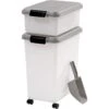 IRIS USA 3-Piece WeatherPro Airtight Stackable Dog, Cat & Bird Food Storage Container Combo With Scoop & Treat Box 2 IRIS USA 3-Piece WeatherPro Airtight Stackable Dog, Cat & Bird Food Storage Container Combo With Scoop & Treat Box -Blue Buffalo || ROYAL CANIN || Wellness Sales 231627 MAIN. AC SS1800 V1586959381