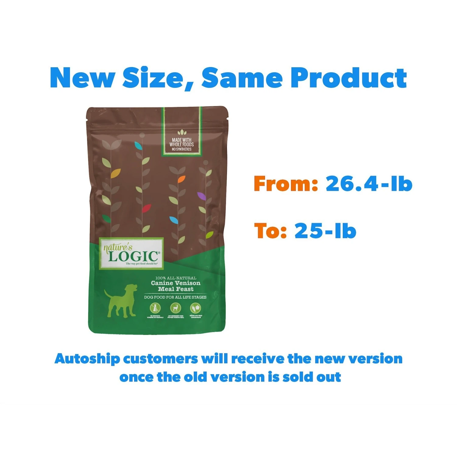 Nature's Logic Canine Venison Meal Feast All Life Stages Dry Dog Food 4 Nature's Logic Canine Venison Meal Feast All Life Stages Dry Dog Food - Image 2