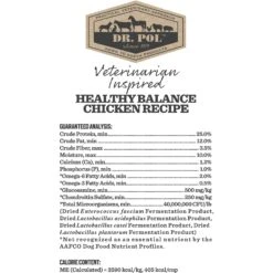 Dr. Pol Healthy Balance Chicken Recipe Dry Dog Food -Blue Buffalo || ROYAL CANIN || Wellness Sales 232528 PT4. AC SS1800 V1588102822