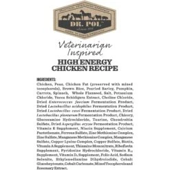 Dr. Pol High Energy Chicken Recipe Dry Dog Food 14 Dr. Pol High Energy Chicken Recipe Dry Dog Food -Blue Buffalo || ROYAL CANIN || Wellness Sales 232532 PT5. AC SS1800 V1588102954