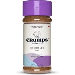 Crumps' Naturals Beef Liver Sprinkles Grain-Free Dog Food Topper
