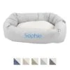 Majestic Pet Palette Heathered Sherpa Personalized Bagel Cat & Dog Bed -Blue Buffalo || ROYAL CANIN || Wellness Sales 234643 MAIN. AC SS1800 V1619449369