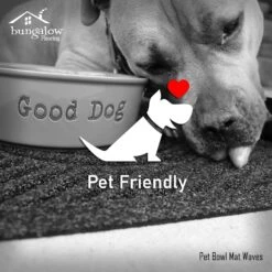 Bungalow Flooring Waterhog Drool Hog Dog Bone Personalized Dog Placemat -Blue Buffalo || ROYAL CANIN || Wellness Sales 234966 PT2. AC SS1800 V1591037849