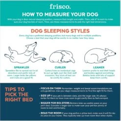 Frisco Orthopedic Chaise Pillow Dog Bed W/Removable Cover 10 Frisco Orthopedic Chaise Pillow Dog Bed W/Removable Cover -Blue Buffalo || ROYAL CANIN || Wellness Sales 235032 PT3. AC SS1800 V1633988172