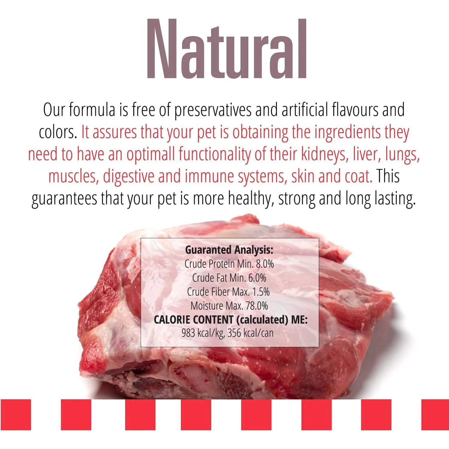 Livelong Healthy & Strong Bison/Buffalo & Sweet Potato Recipe Wet Dog Food, 12.8-oz Can, Case Of 12 5 Livelong Healthy & Strong Bison/Buffalo & Sweet Potato Recipe Wet Dog Food, 12.8-oz Can, Case Of 12 - Image 3