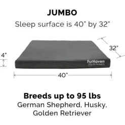 FurHaven Deluxe Oxford Orthopedic Indoor/Outdoor Dog & Cat Bed With Removable Cover -Blue Buffalo || ROYAL CANIN || Wellness Sales 238773 PT4. AC SS1800 V1667228151