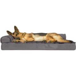 FurHaven Plush Deluxe Chaise Orthopedic Cat & Dog Bed With Removable Cover -Blue Buffalo || ROYAL CANIN || Wellness Sales 242784 PT3. AC SS1800 V1703799948