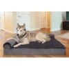 FurHaven Plush Deluxe Chaise Memory Top Cat & Dog Bed With Removable Cover -Blue Buffalo || ROYAL CANIN || Wellness Sales 242789 MAIN. AC SS1800 V1703800306