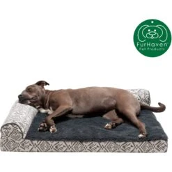 FurHaven Southwest Kilim Orthopedic Deluxe Chaise Dog & Cat Bed -Blue Buffalo || ROYAL CANIN || Wellness Sales 244369 PT3. AC SS1800 V1677621181