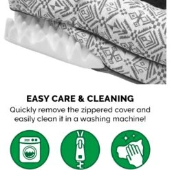 FurHaven Southwest Kilim Orthopedic Deluxe Chaise Dog & Cat Bed -Blue Buffalo || ROYAL CANIN || Wellness Sales 244369 PT7. AC SS1800 V1677621177