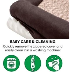 FurHaven Faux Fur & Suede Orthopedic Sofa Dog & Cat Bed -Blue Buffalo || ROYAL CANIN || Wellness Sales 244385 PT7. AC SS1800 V1611070488