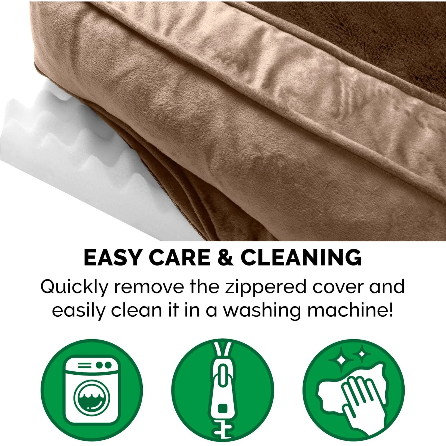 FurHaven Plush & Velvet Orthopedic Comfy Couch Dog & Cat Bed 11 FurHaven Plush & Velvet Orthopedic Comfy Couch Dog & Cat Bed - Image 9