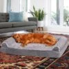 FurHaven Faux Fur & Suede Memory Foam Sofa Dog & Cat Bed -Blue Buffalo || ROYAL CANIN || Wellness Sales 244428 MAIN. AC SS1800 V1606780635