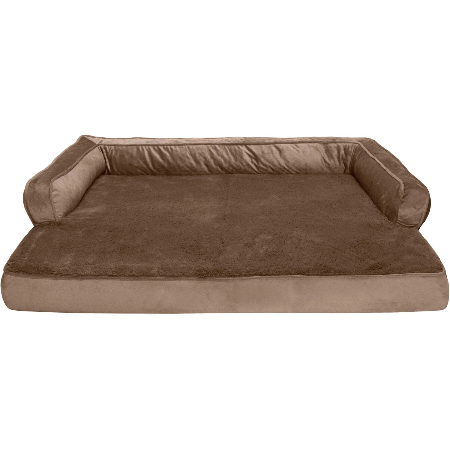 FurHaven Plush & Velvet Memory Foam Comfy Couch Dog & Cat Bed 5 FurHaven Plush & Velvet Memory Foam Comfy Couch Dog & Cat Bed - Image 3
