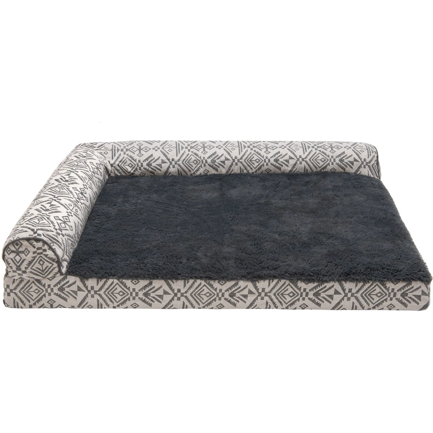 FurHaven Southwest Kilim Cooling Gel Deluxe Chaise Dog & Cat Bed 5 FurHaven Southwest Kilim Cooling Gel Deluxe Chaise Dog & Cat Bed - Image 3