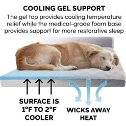 FurHaven Wave Fur & Velvet Cooling Gel Deluxe Chaise Dog & Cat Bed -Blue Buffalo || ROYAL CANIN || Wellness Sales 244465 PT6. AC SS1800 V1601617913