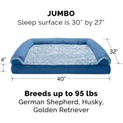 FurHaven Faux Fur & Suede Cooling Gel Sofa Dog & Cat Bed 15 FurHaven Faux Fur & Suede Cooling Gel Sofa Dog & Cat Bed -Blue Buffalo || ROYAL CANIN || Wellness Sales 244475 PT4. AC SS1800 V1667227696