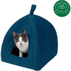 FurHaven Calming Fleece Covered Dog & Cat Bed 12 FurHaven Calming Fleece Covered Dog & Cat Bed -Blue Buffalo || ROYAL CANIN || Wellness Sales 244616 PT3. AC SS1800 V1612504902